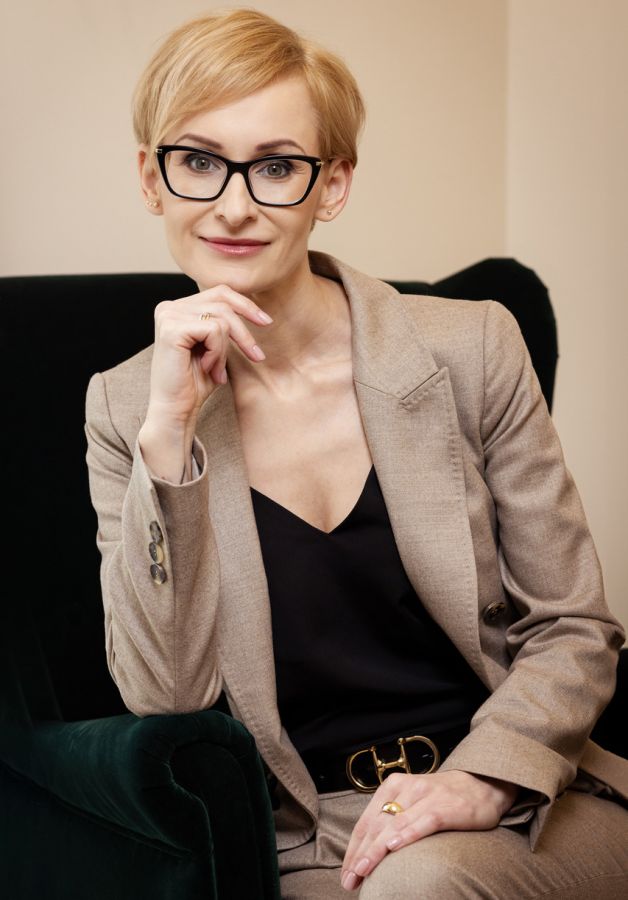 Magdalena Lech, psycholog i psychoterapeutka, w gabinecie